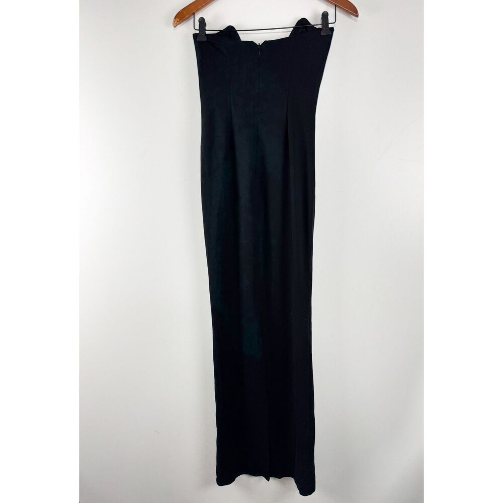 Michael Costello Black Strapless Maxi Dress - Picture 5 of 8